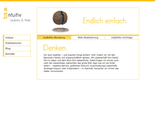 Tablet Screenshot of intuitiv.at